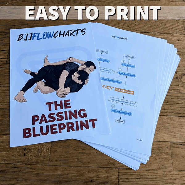 BJJFlowCharts-The Passing Blueprint