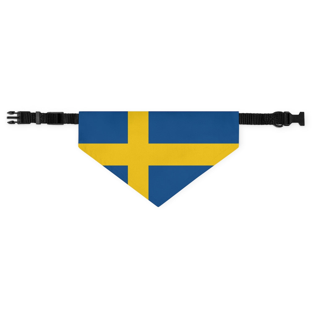 Swedish Flag Pet Bandana Collar Scandinavian Design Studio