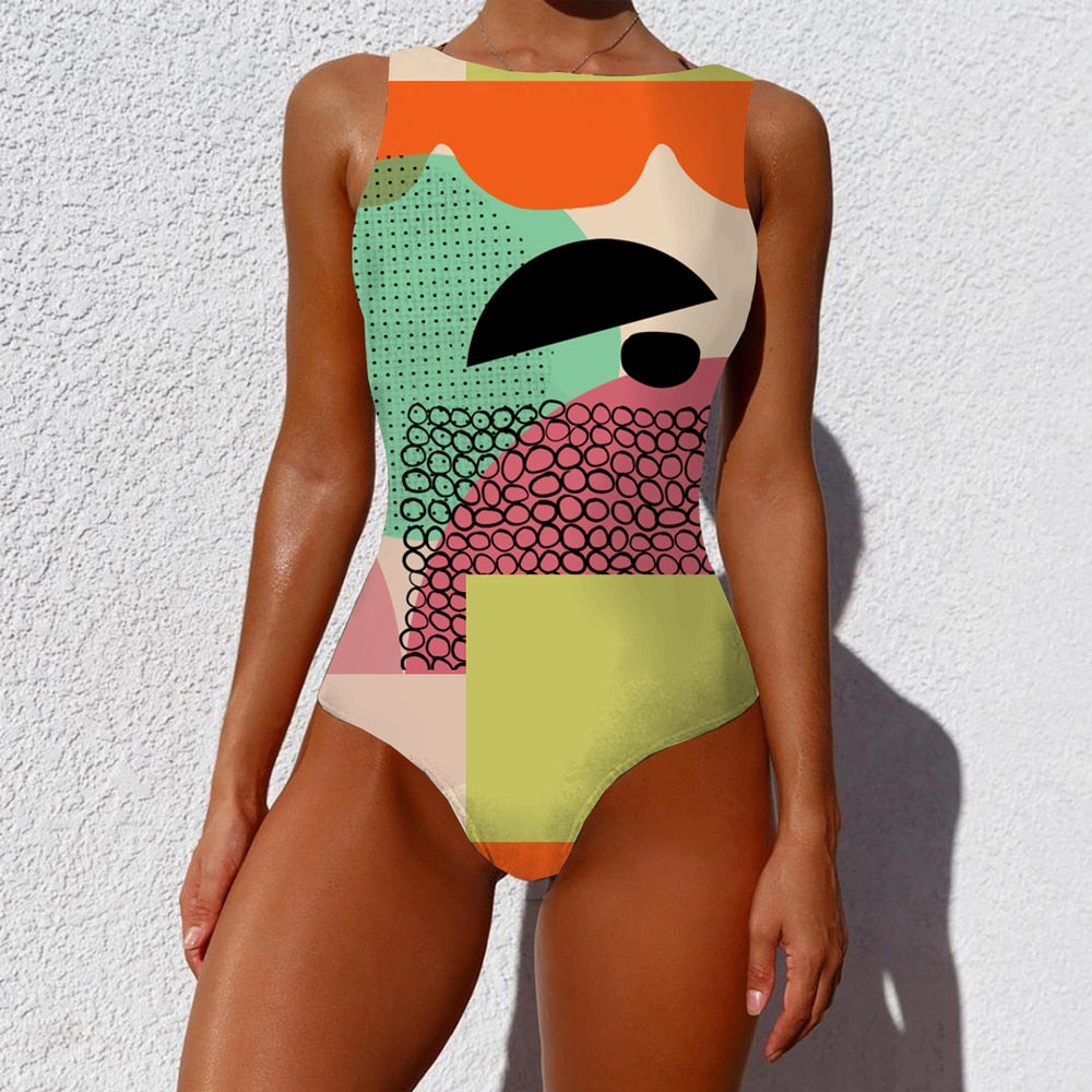 Buy Online Latest High Quality Designer Retro Style Swim Suits - The Mental Wellness Shop