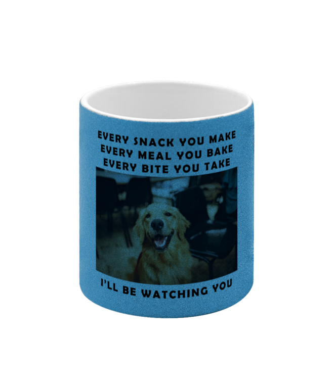 Buy Online Latest High Quality Personalised Pet Mug - Glitter Pink or Glitter Blue - The Mental Wellness Shop