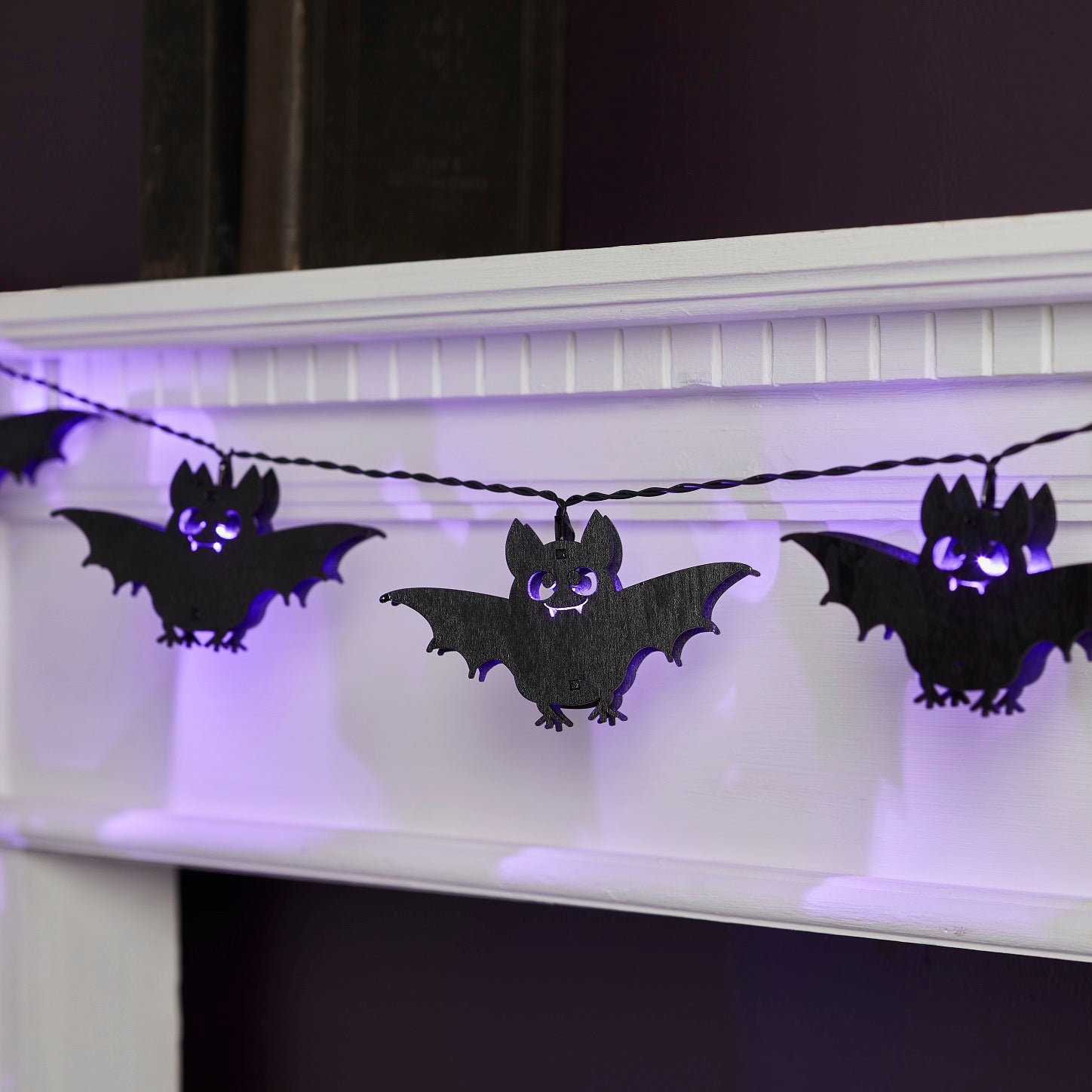 Guirlande Lumineuse Chauve-souris en Bois