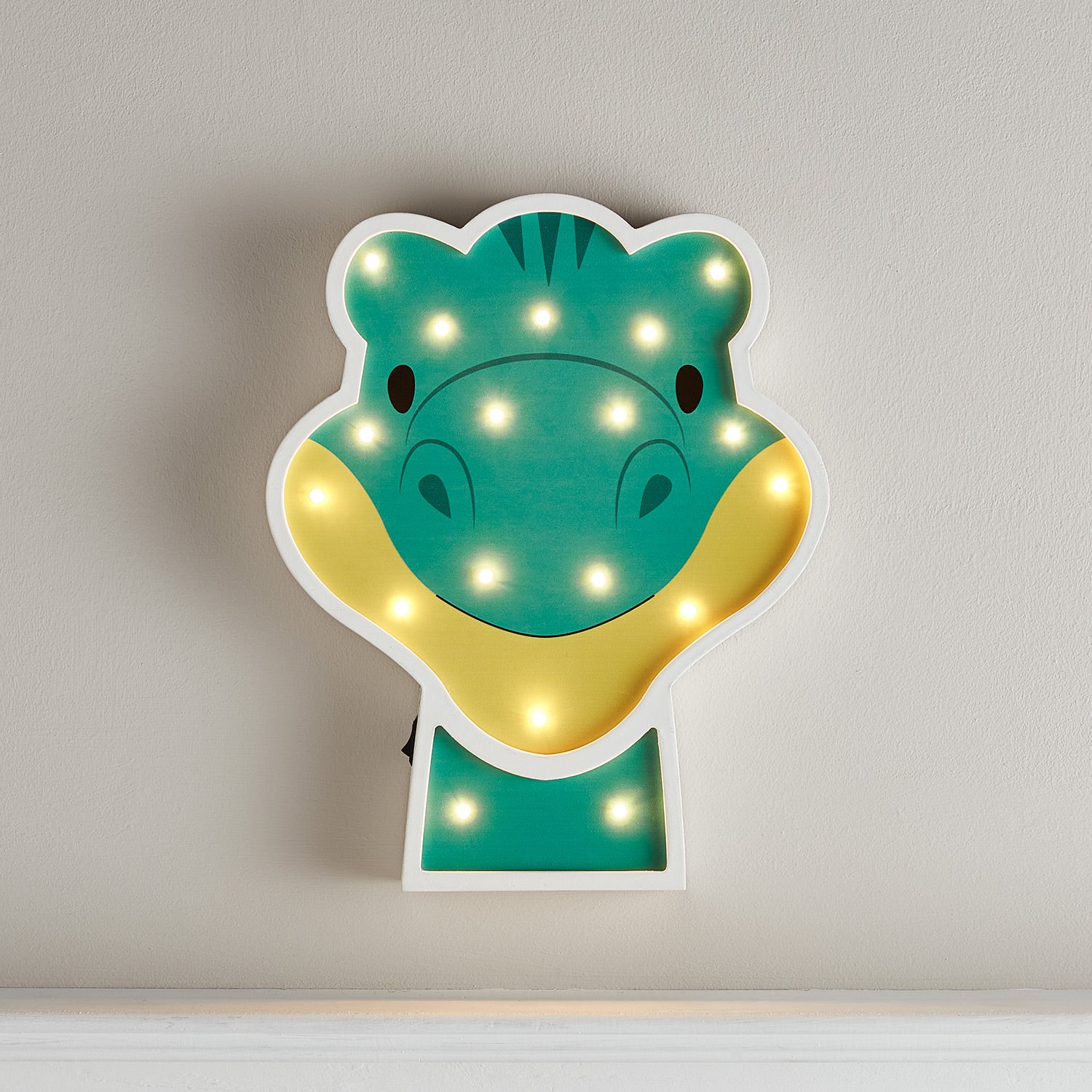 Lights4fun.fr Applique Murale Enfant Dinosaure