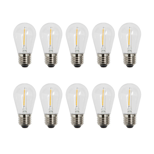 Guirlande Guinguette LED 6M pour 10 ampoules E27 (non fournies) - SILAMP