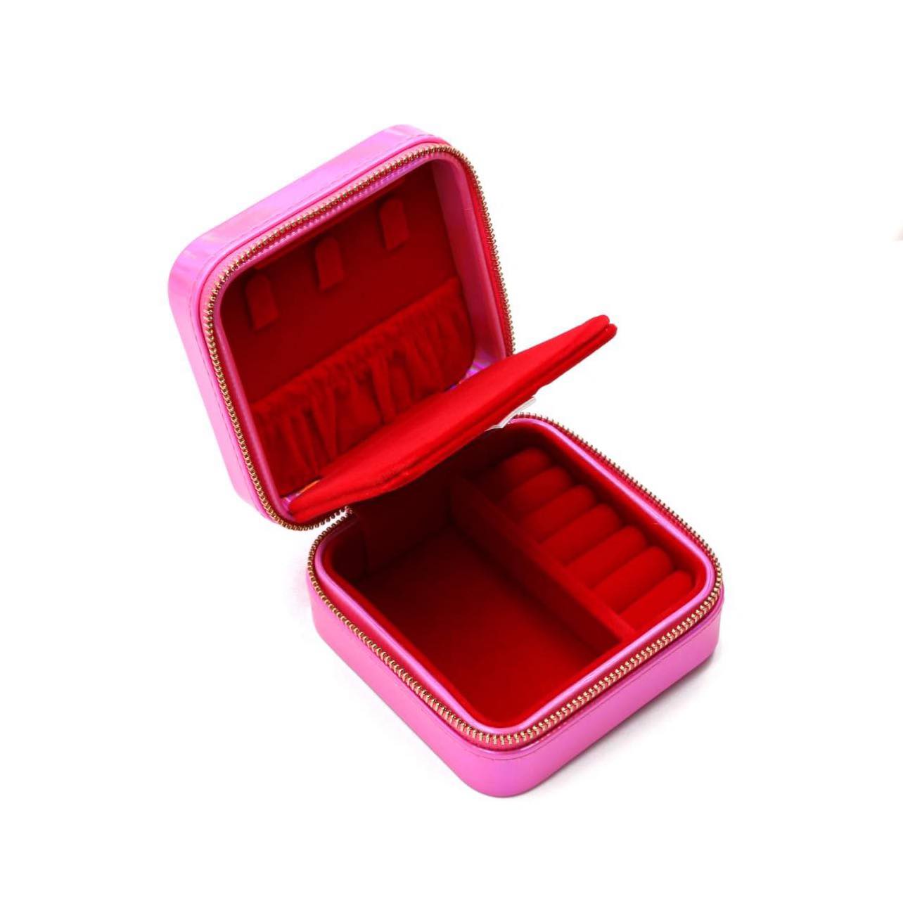 Billede af ANNEBRAUNER Jewellery Travel Box Hot pink