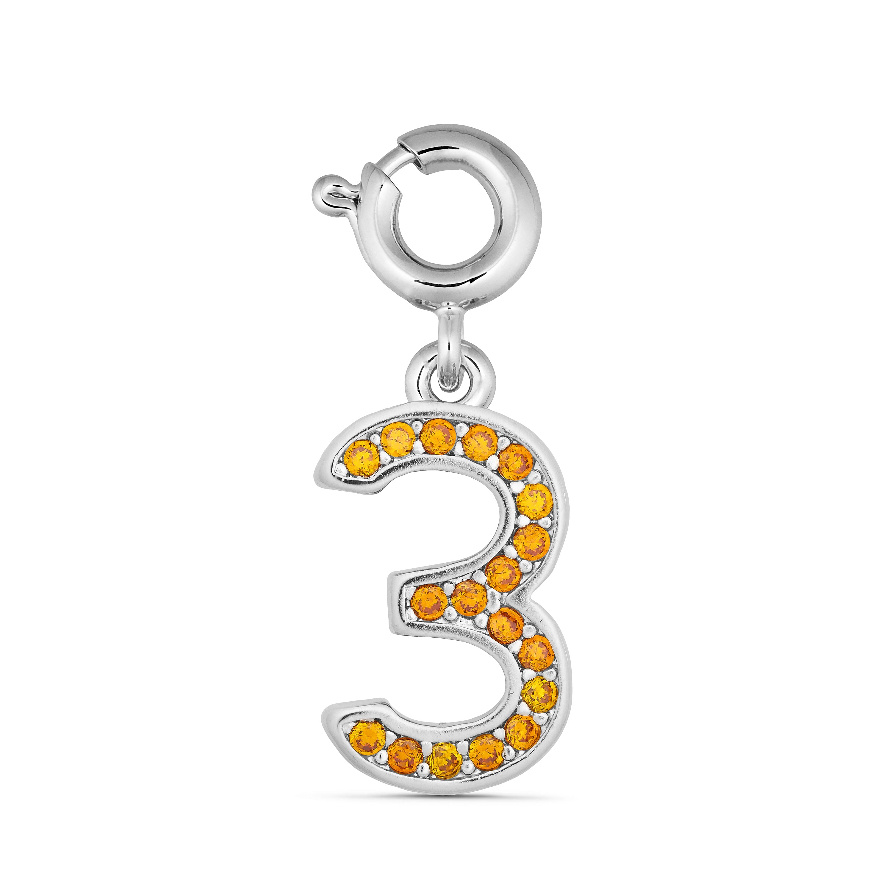 Billede af ANNEBRAUNER Number 3 Charm hos ANNEBRAUNER