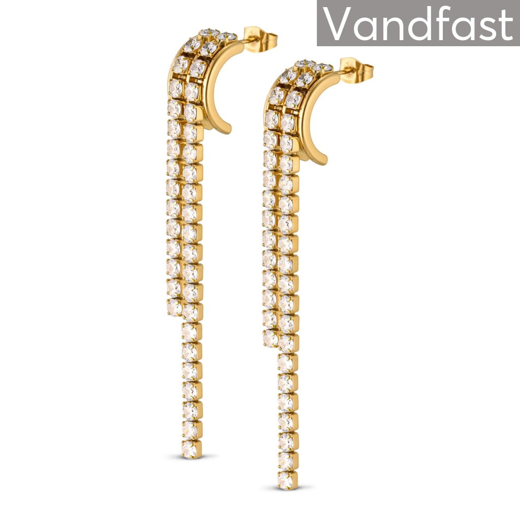 Billede af ANNEBRAUNER Creole Tennis Earrings