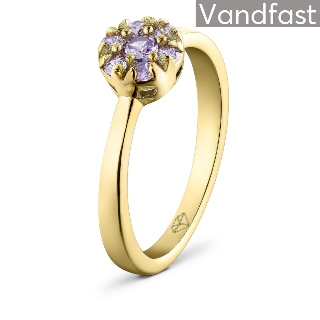 Billede af ANNEBRAUNER Flower Ring Violet - 48