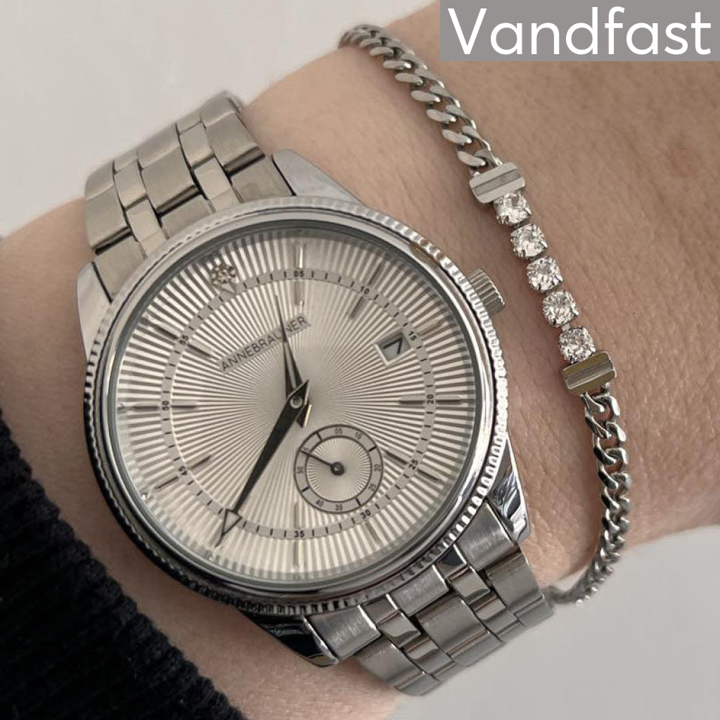 Billede af ANNEBRAUNER Panzer Tennis Clear Bracelet