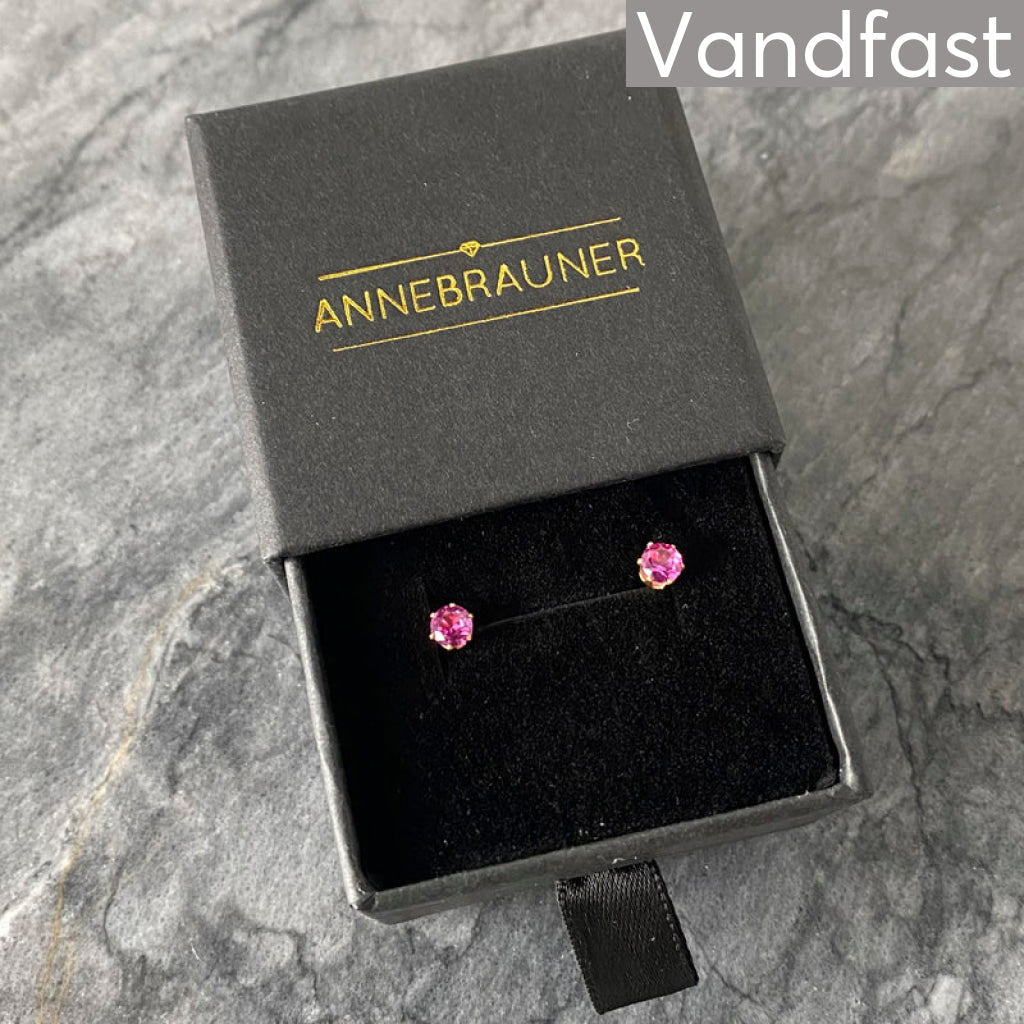 Billede af ANNEBRAUNER Princess 4mm Earrings Rose