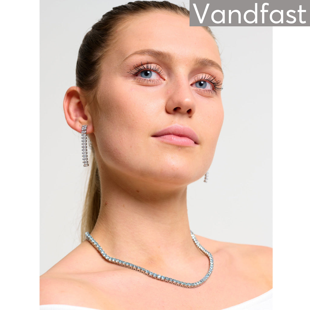 Billede af ANNEBRAUNER Tennis Necklace Aquamarine