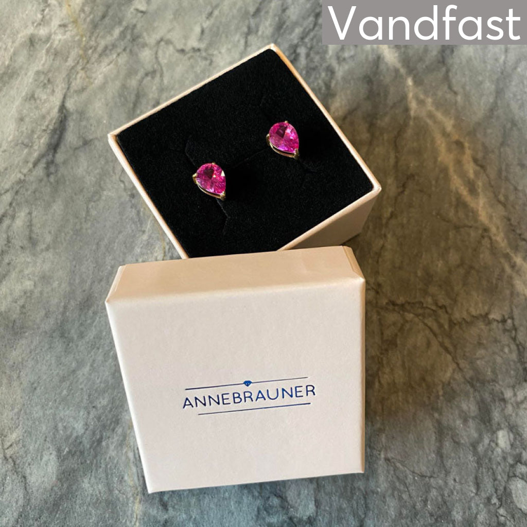 Billede af ANNEBRAUNER Waterdrop Rose Earrings hos ANNEBRAUNER