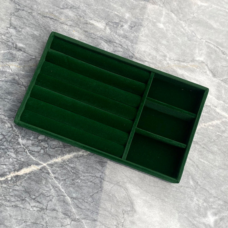 Billede af ANNEBRAUNER Velvet Tray Green Rings