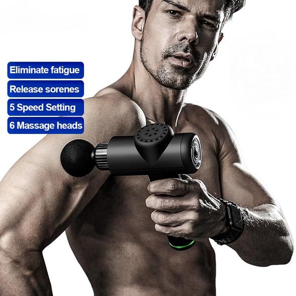 （50%OFF & FREE SHIPPING）6 In One,Relieving Pain,5 Speed Setting Body Deep Muscle Massager