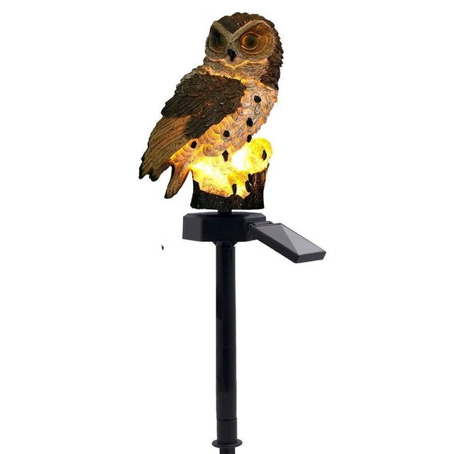 (BUY 2 ONLY $32.98)Solar Powered Waterproof LED Owl Garden Lamp