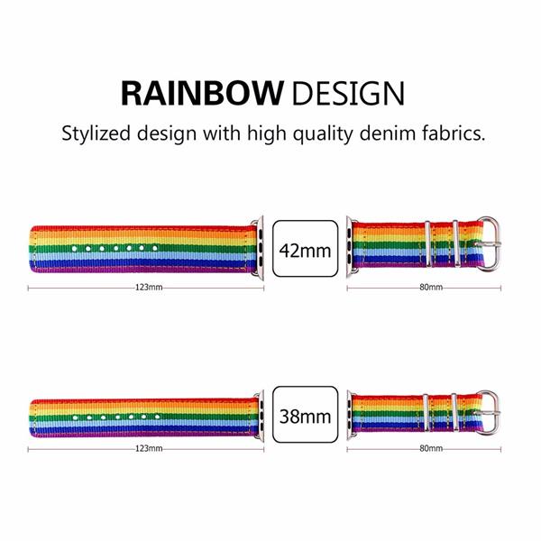 【??Hot Sale】Rainbow Watchband For Applewatch