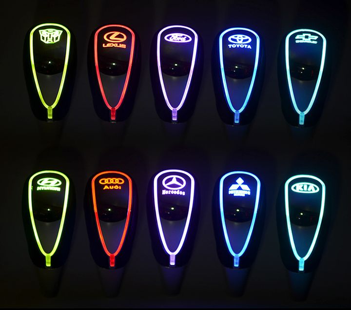 (?50%OFF Today)LED Light Car Sign Shift Knob