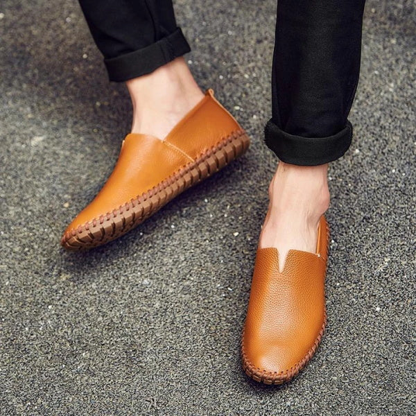 (?50% OFF Today)Men's Genuine Leather Loafers