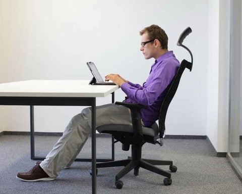 Ways you can sit better to get better posture and fix hurting back