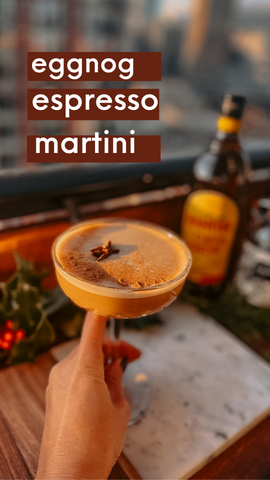 Eggnog Espresso Martini