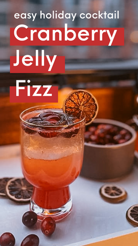 cranberry jelly fizz