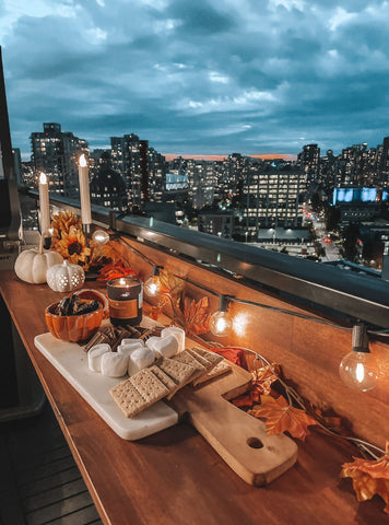 S'mores Board On Balcony Bar