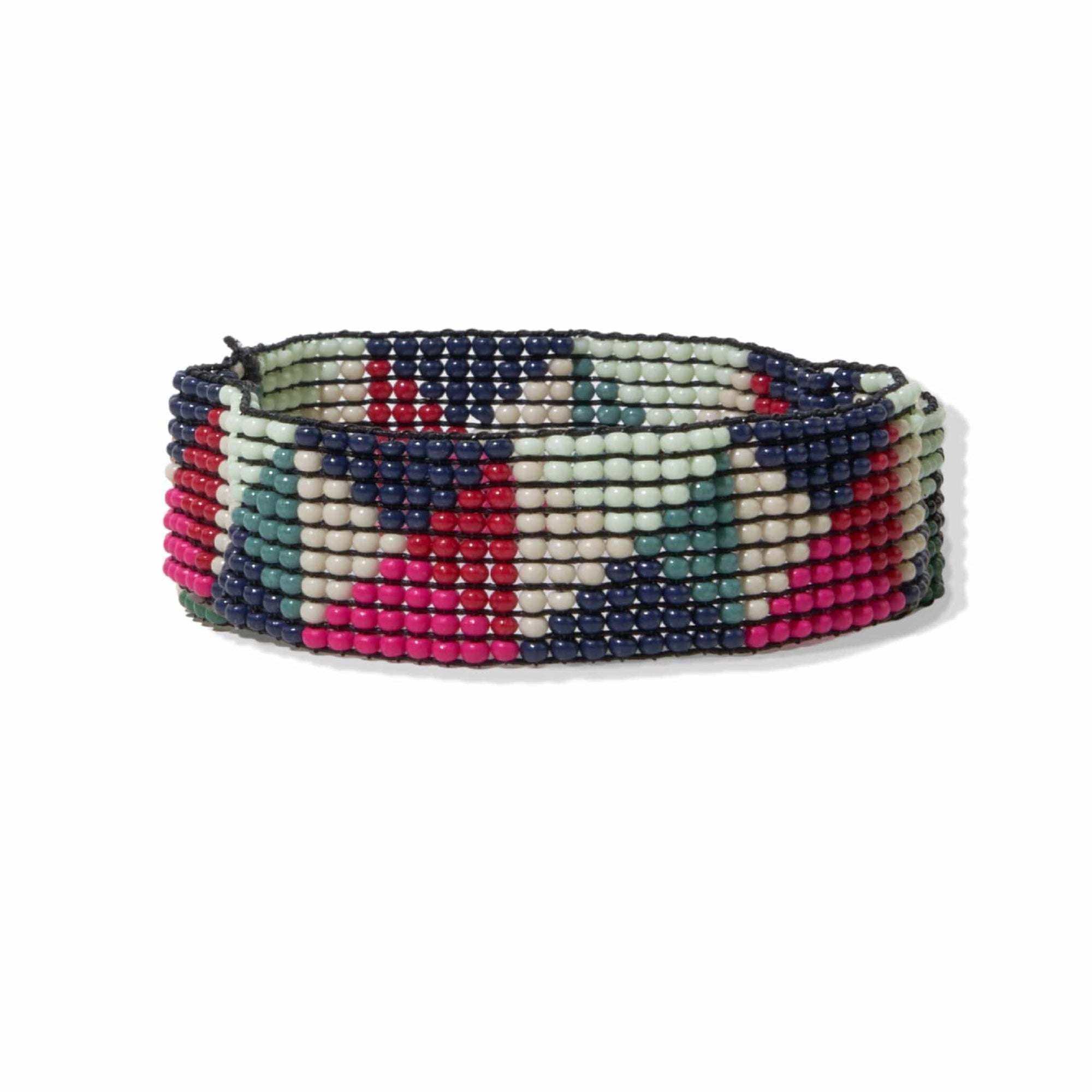 Adult Custom Color Block Beaded Bracelet - Iviana & Co.