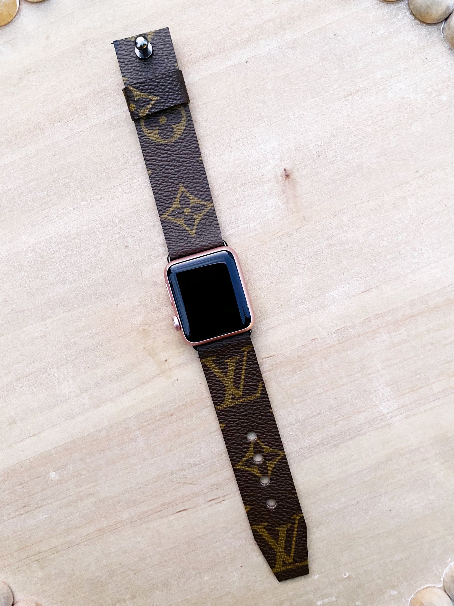 Authentic Repurposed Louis Vuitton Monogram Apple Watch Band – Designs by Selene