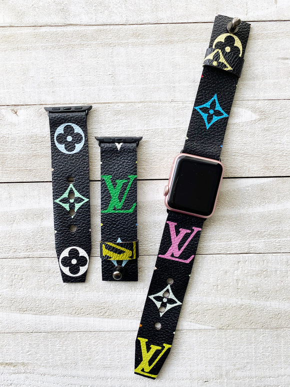 Easy DIY Louis Vuitton Apple Watch Band  Upcycled From Old LV Wallets 