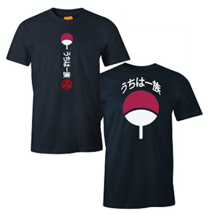 Camiseta Naruto - Uchiha Logo – Mister Gift