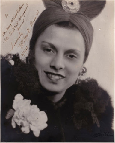 Autographed Headshot of Willa Brown 1943