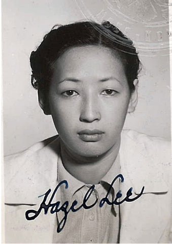 Signed Portrait of Hazel Ying Lee 1937