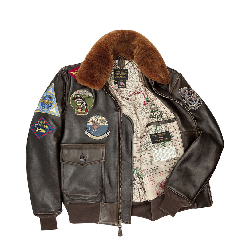 Top Gun G-1 Leather Jacket (Brown or Black) | Cockpit USA