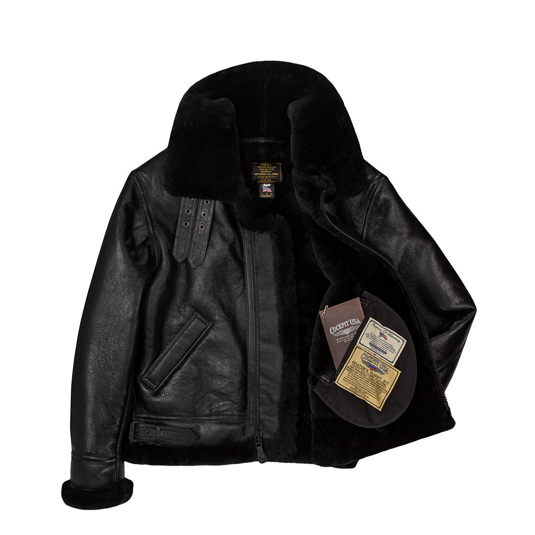 B-3 Leather Jacket | Real Sheepskin Jacket | Cockpit USA