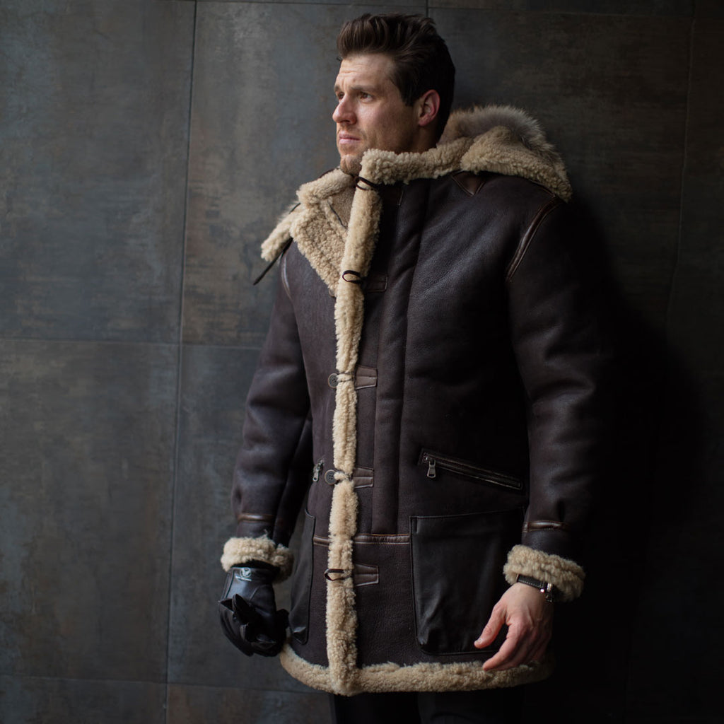 Men's N3B Long Parka | Lambskin Parka | Cockpit USA