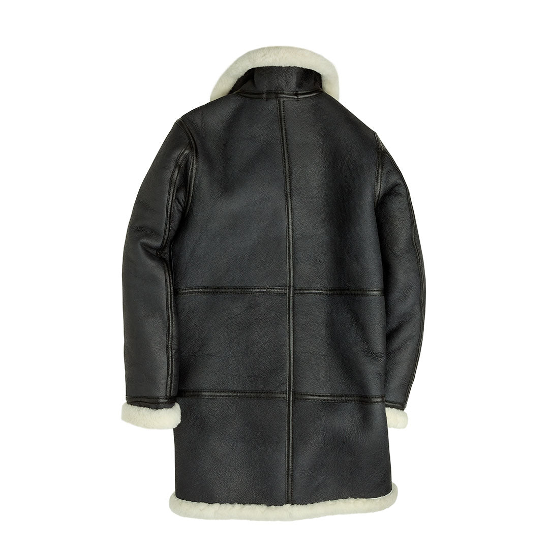 Women's Long Sheepskin Coat | Women's 3/4 Length Leather Coat – Cockpit USA