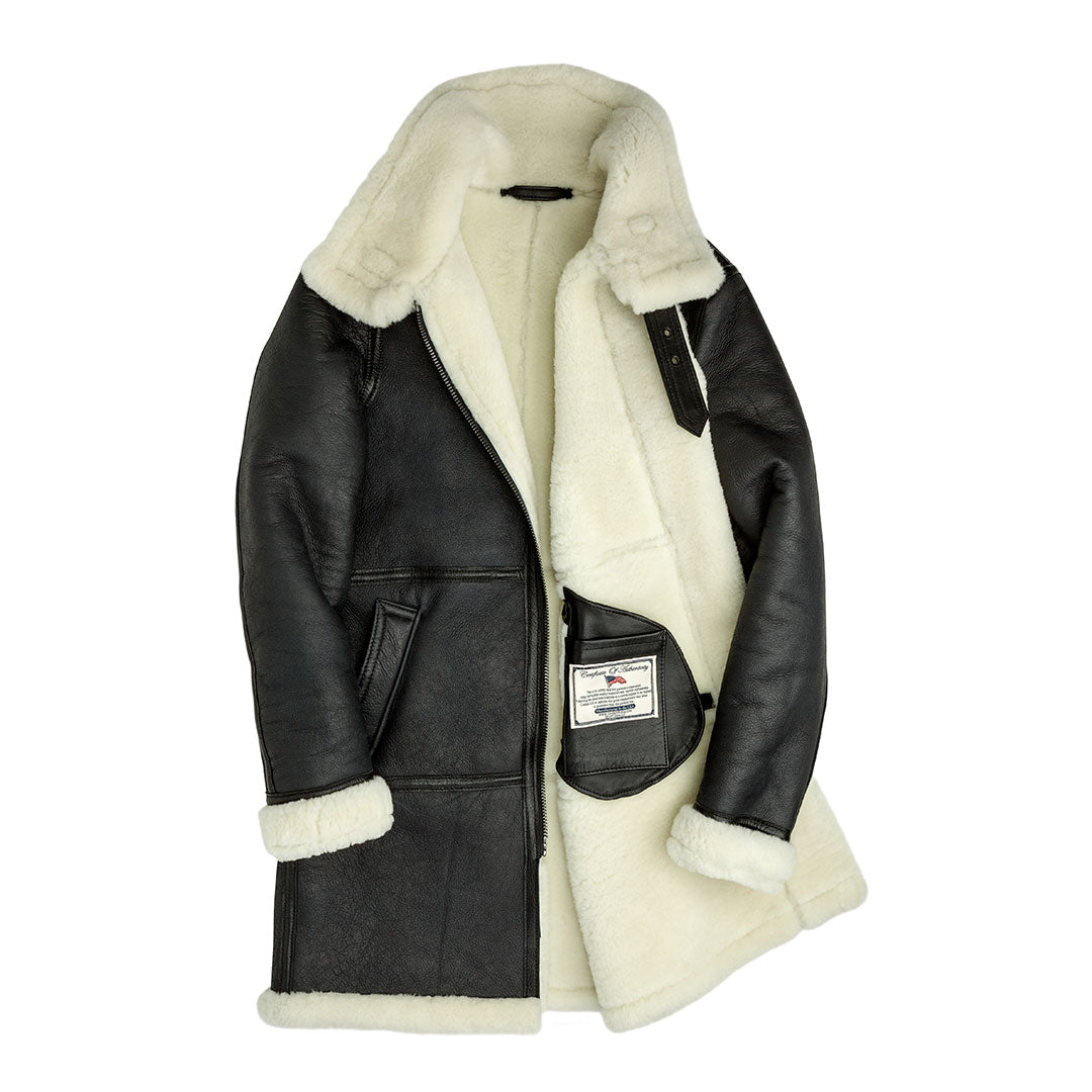 leather sheepskin jacket