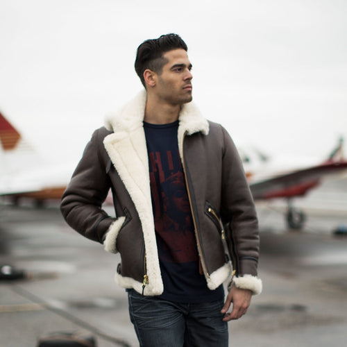 Men's Sheepskin Jackets | Sheepskin Jackets for Sale – Cockpit USA