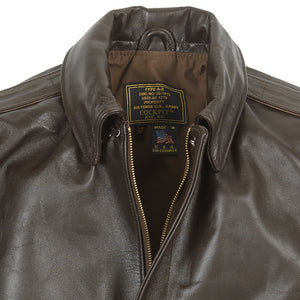 WWII Government Issue A-2 Jacket (Long)-Mohogany