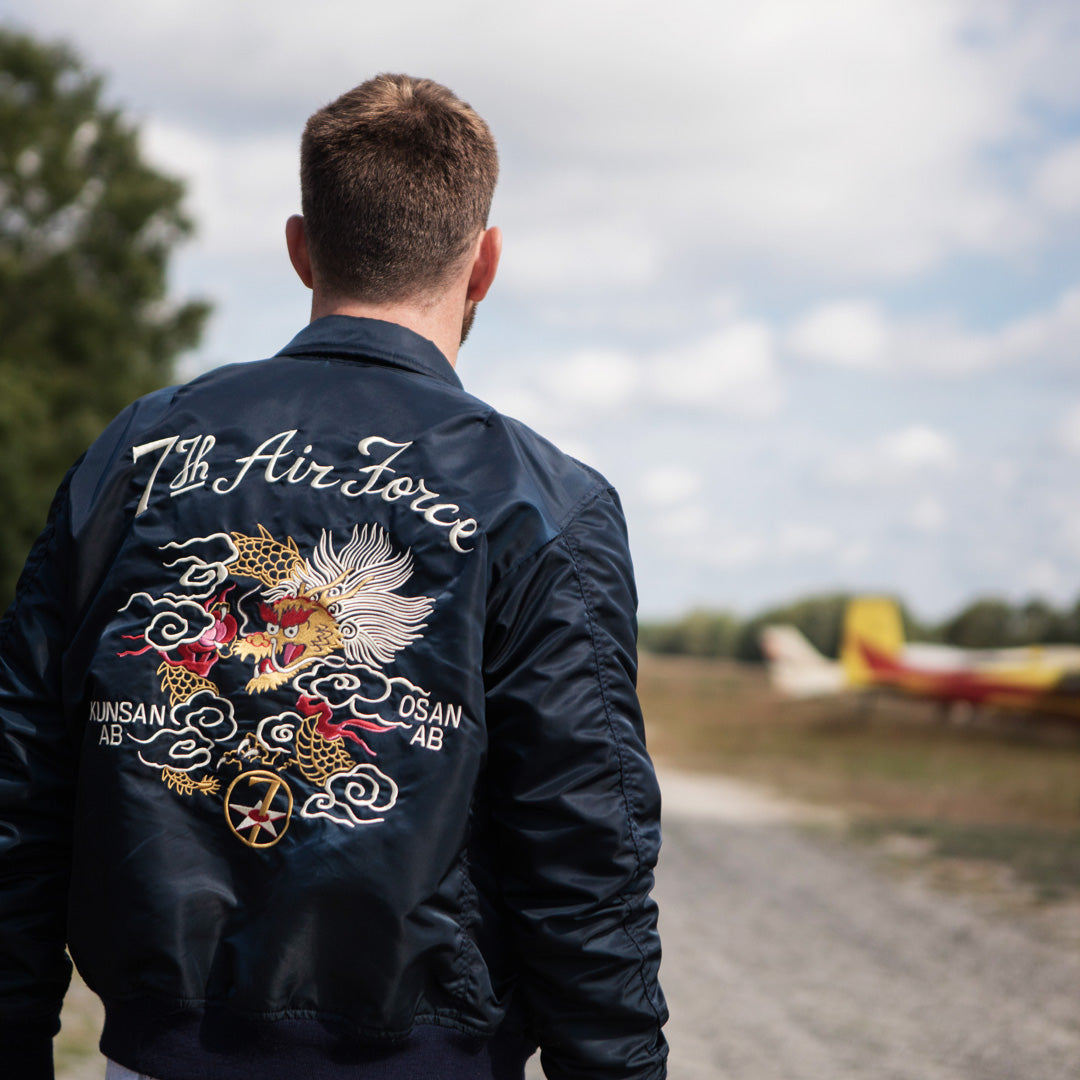 Cockpit USA 7th Air Force Souvenir Jacket