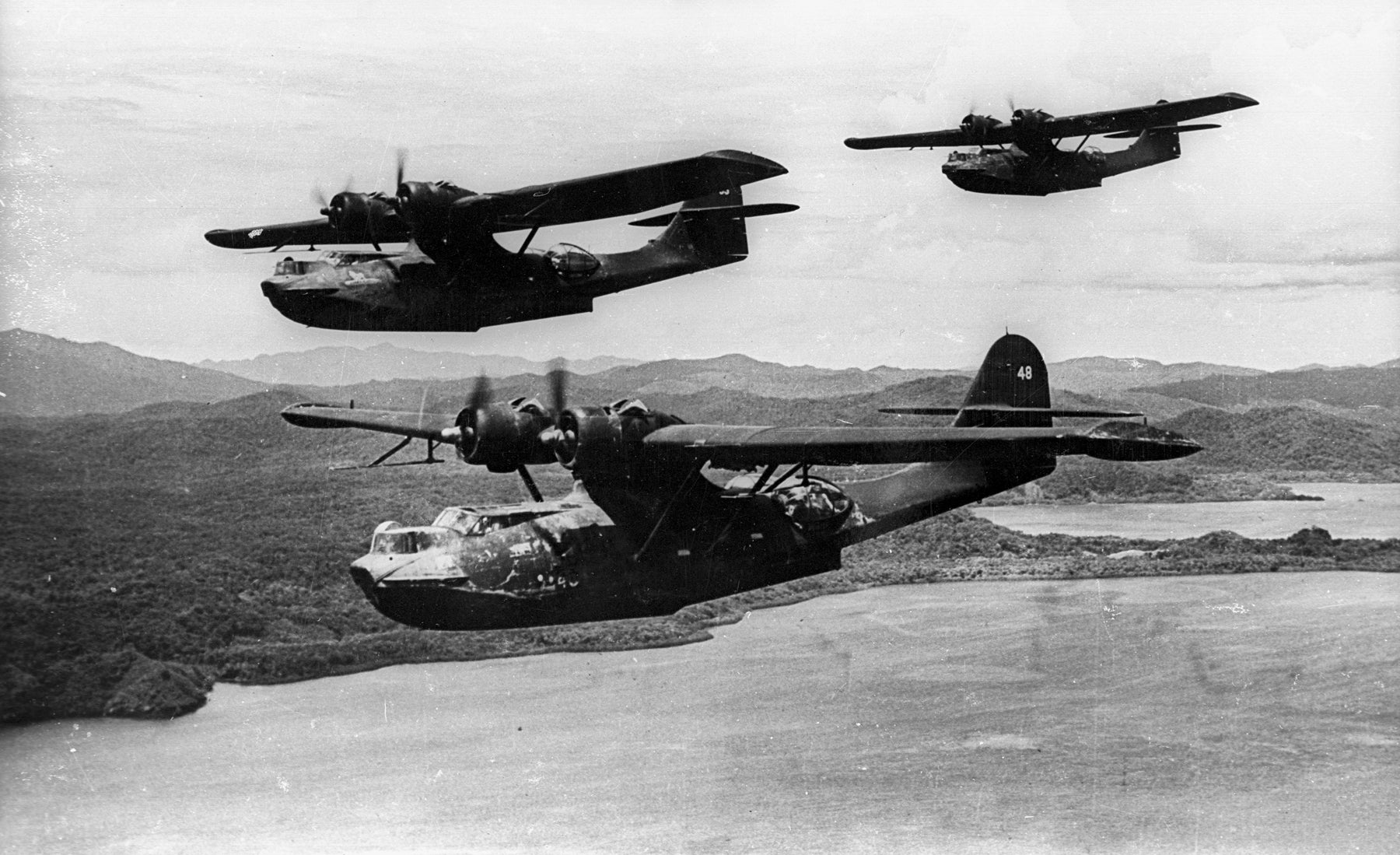 PBY 5As 飞机，黑猫任务的一部分