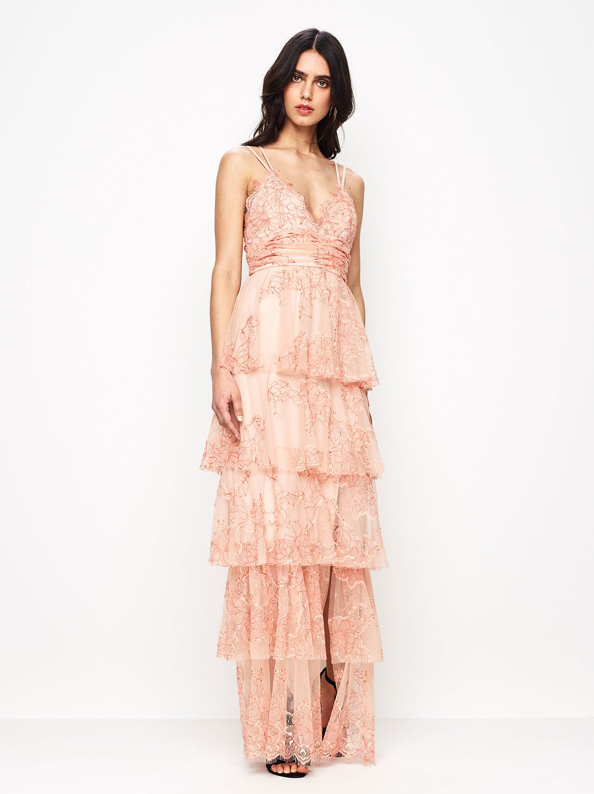 alice mccall peach dress