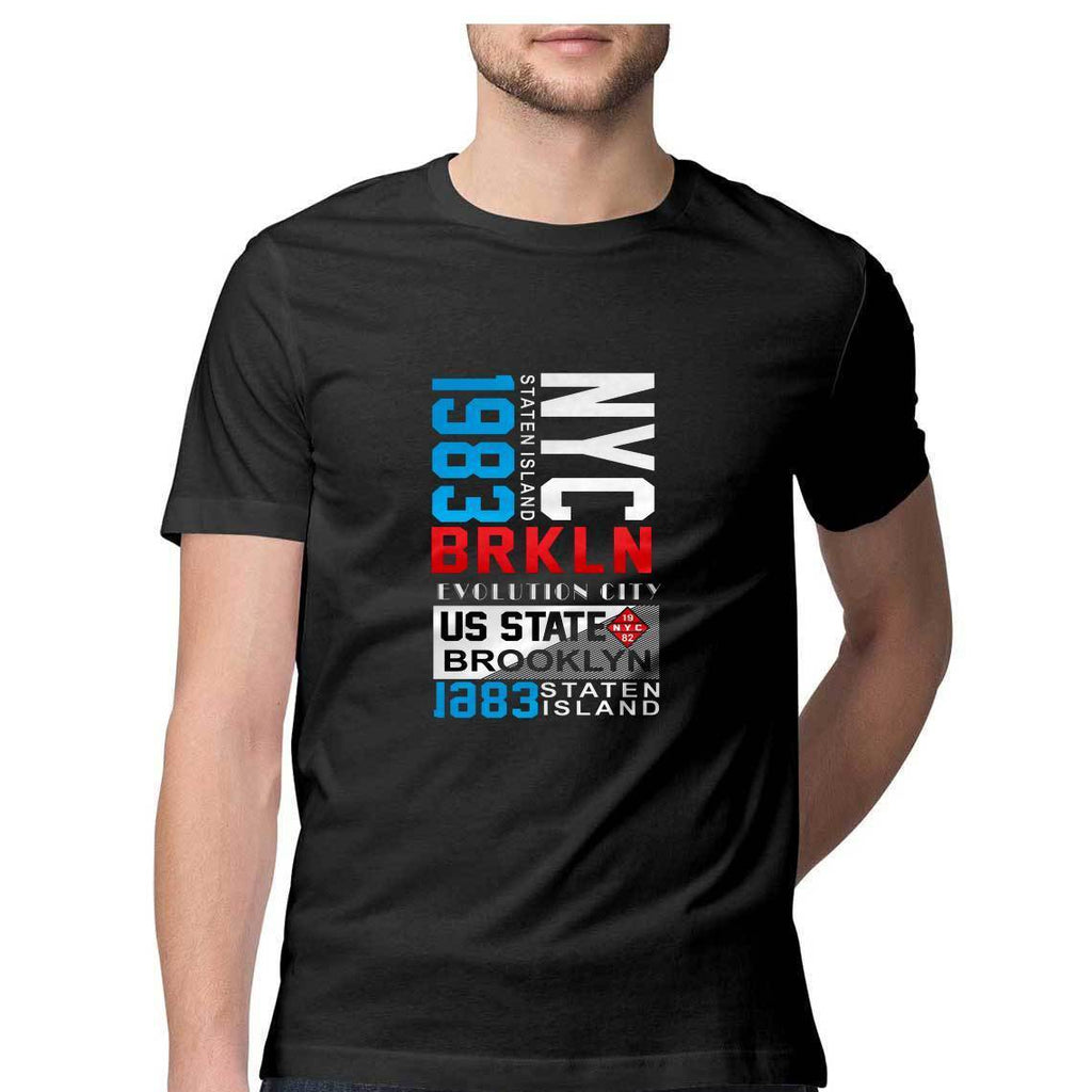 NYC BRKLN T-Shirt - MSS00005 - ALL MY WISH