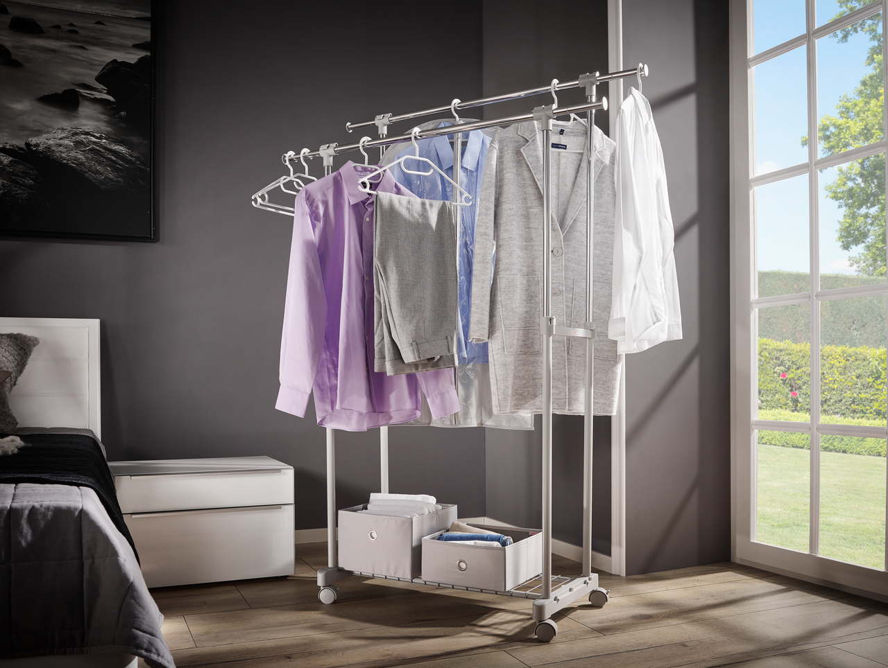 Leifheit Portable Clothes Hanging Rack L80025