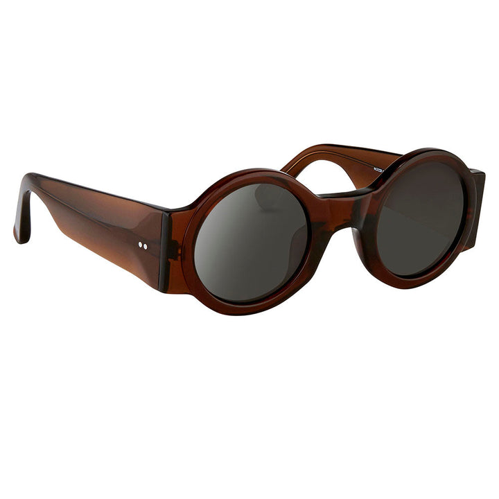 Dries van Noten 98 C8 Round Sunglasses 