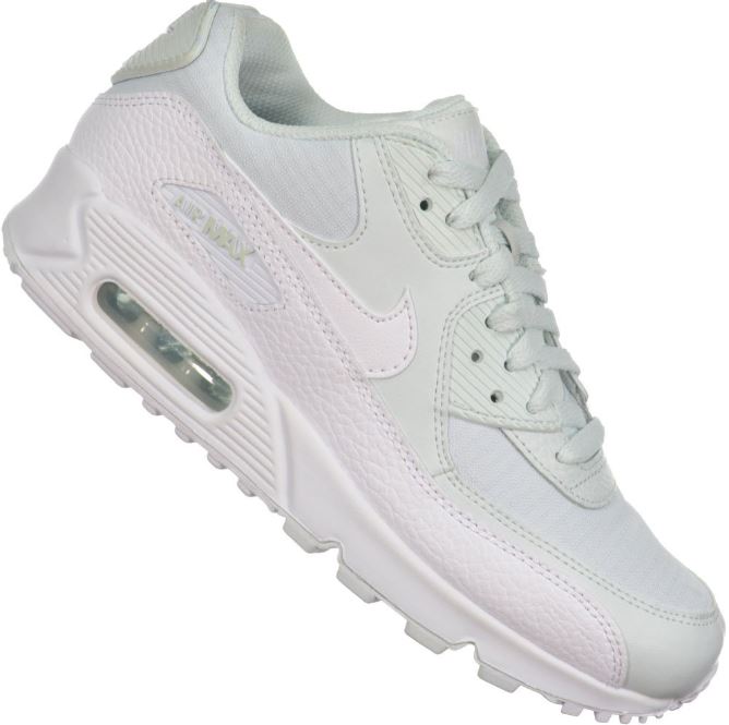 all white nike air max 90 womens