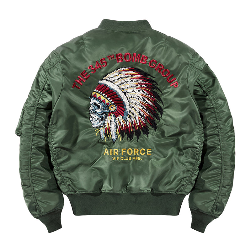 American Indian chief MA-1フライトジャケット