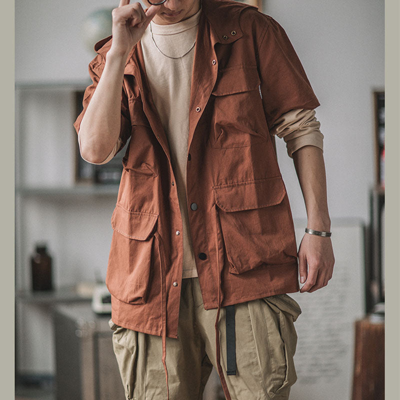 AURALEE】LINEN GABARDINE SAFARI BLOUSON