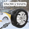 1x Easy Install Simple Truck Winter Car Snow Chain Tire Anti skid Belt Black New Drop shipping|car snow|snow chain tyrechain tire