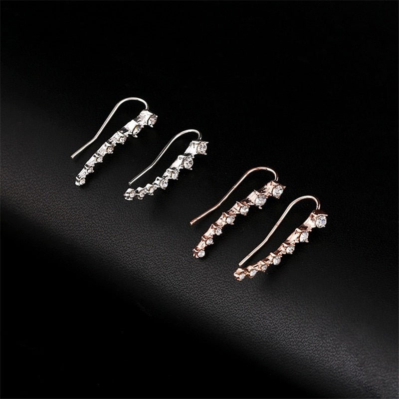 New Alloy Rhinestone Earrings Women's Ladies Jewelry Bohemian Style for Weddding Party|Stud Earrings