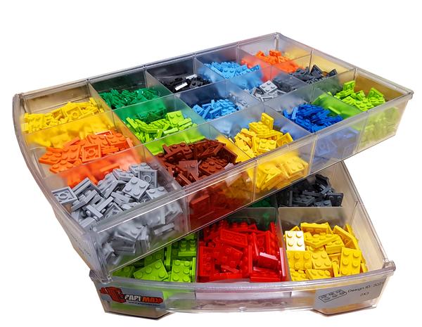 lego storage box with compartments